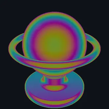 Oil-slick thin-film iridescence