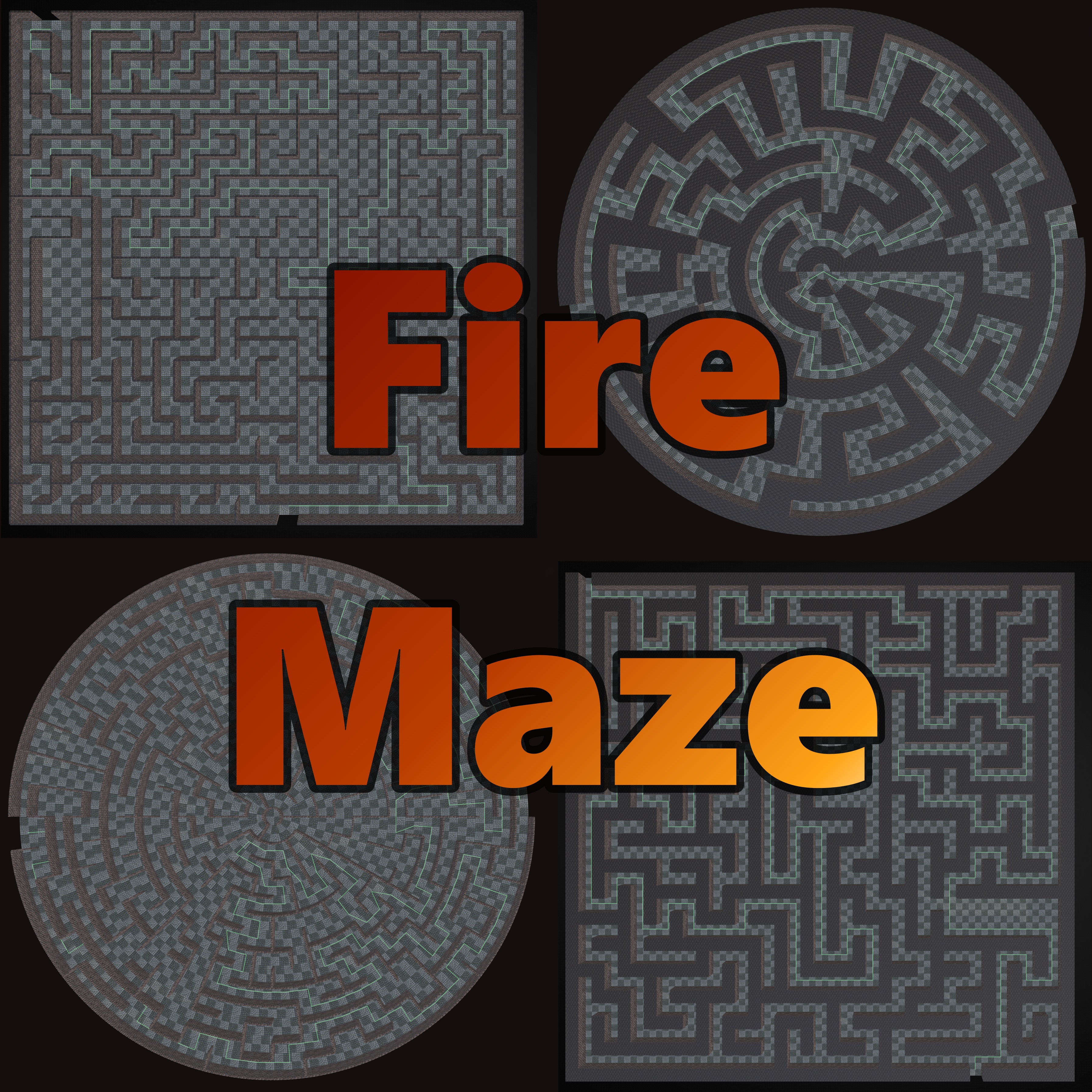 FireMaze maze render